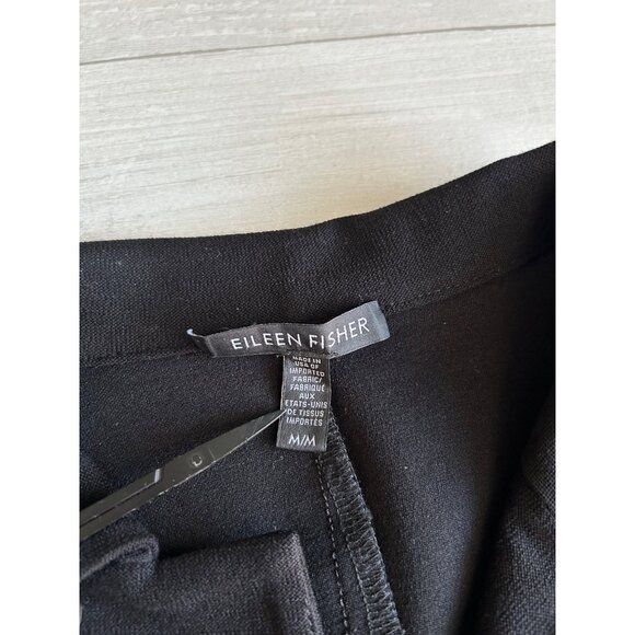 Eileen Fisher Women's Medium Black Button-Up Blazer Jacket - Picture 7 of 11